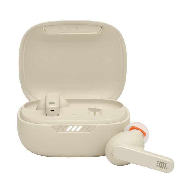 JBL Live Pro+ TWS - Beige - True wireless Noise Cancelling earbuds - Hero image number null